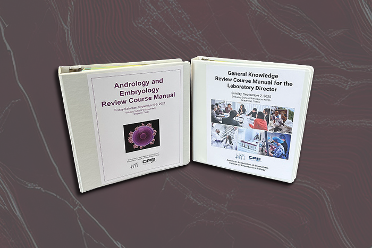 AAB Releases New Andrology & Embryology Review Manual and General Knowledge Review Manual